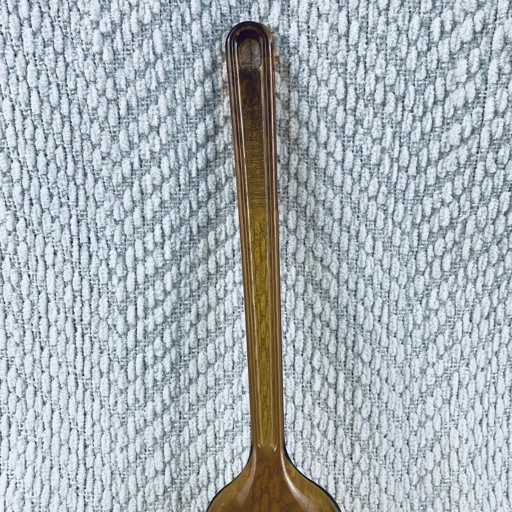 Vintage Ultratemp Serving Spoon Amber Brown Robinson Knife Co Retro‎ Kitchen MCM